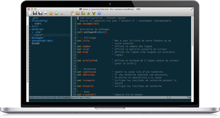 vim the editor for mac